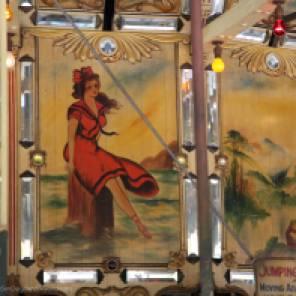 Painting on carousel